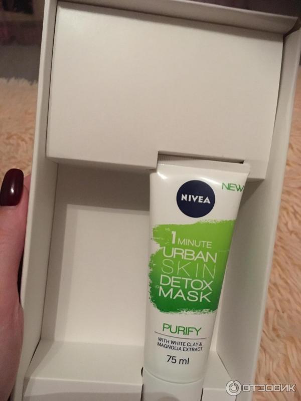 Маска для лица Nivea Очищение пор и детокс за 1 минуту фото