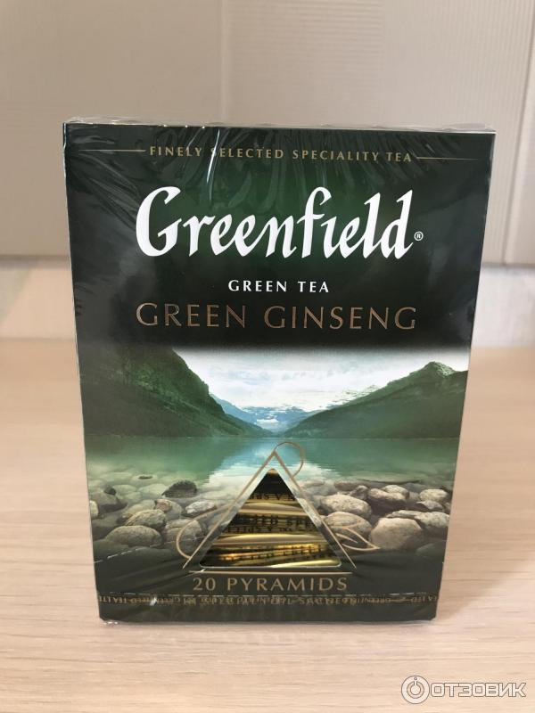 Чай Greenfield Green Ginseng в пирамидках фото