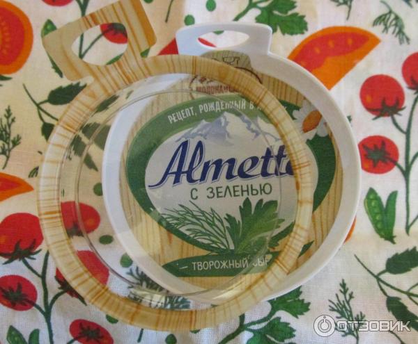 Творожный сыр Almette с зеленью