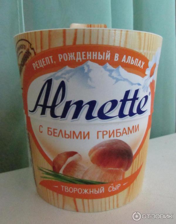 Творожный сыр Almette с белыми грибами