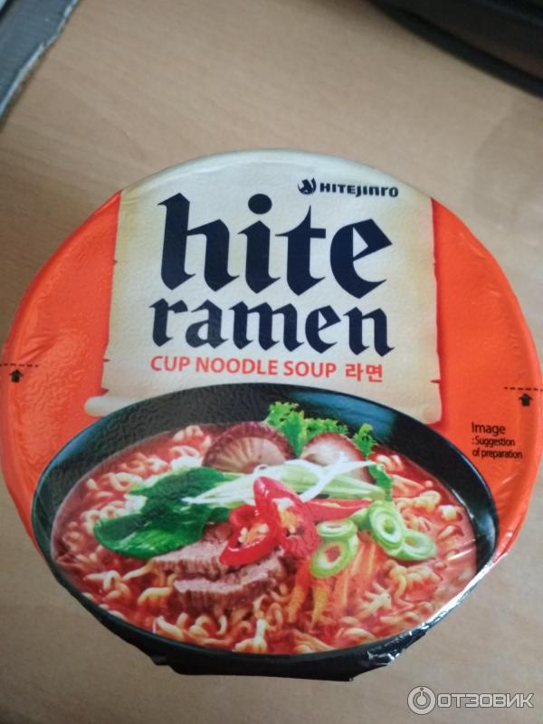 Лапша быстрого приготовления Hitejinro Hite ramen фото