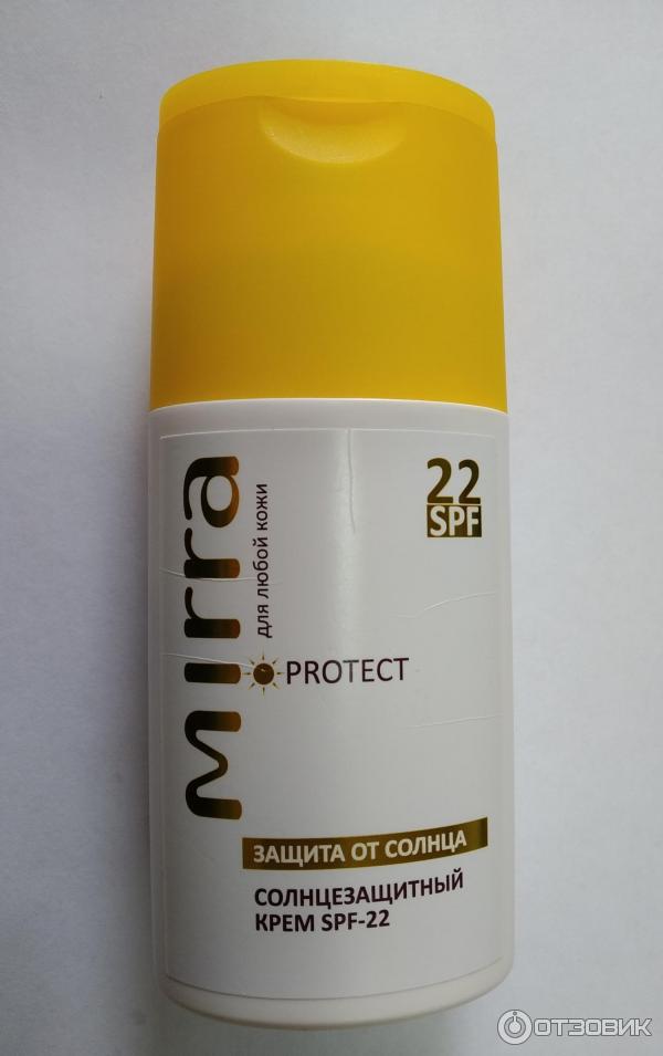 Солнцезащитный крем Mirra SPF-22 фото