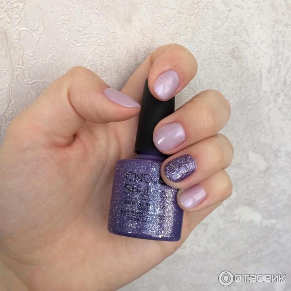 CND Shellac: alluring amethyst, lavender lace