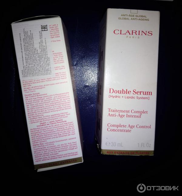 Сыворотка для лица Clarins Double Serum фото