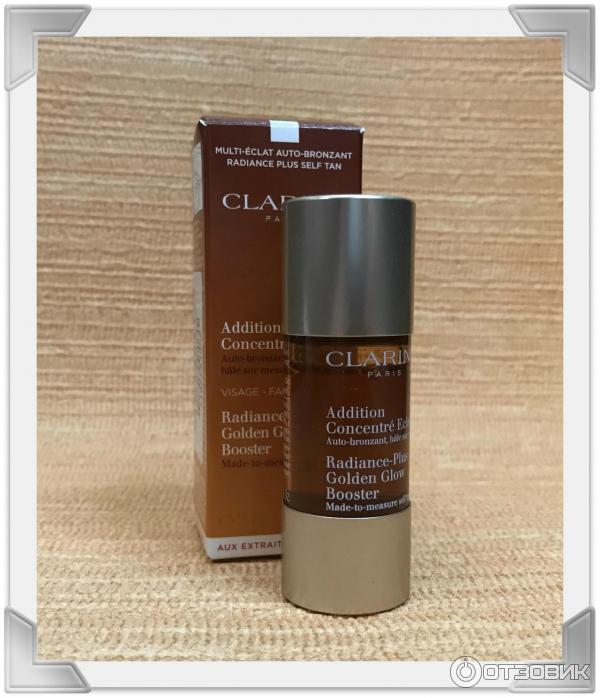 Концентрат с эффектом искусственного загара Clarins Radiance-Plus Golden Glow Booster фото