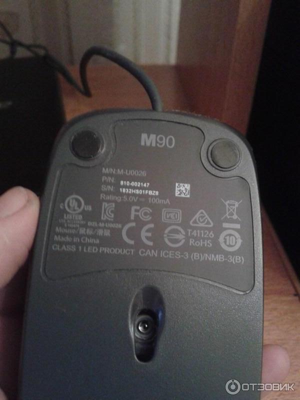 Компьютерная мышь Logitech M90 фото