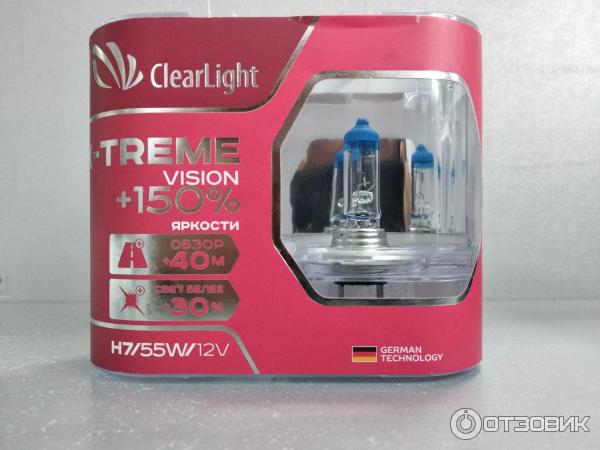 Автомобильные лампы ClearLight X-Tream +150% H7 фото