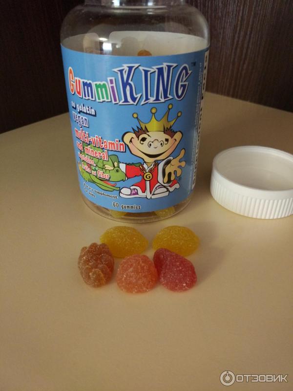 Витамины и минералы для детей Gummi King фото