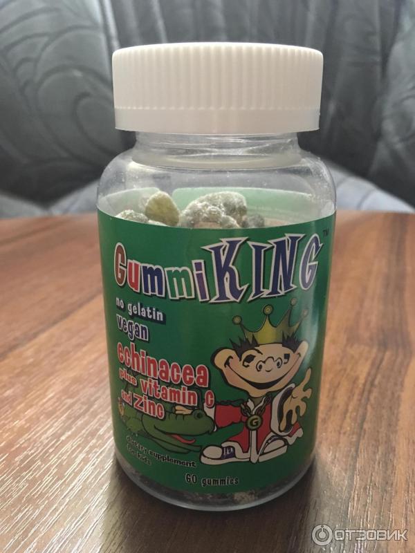 БАД Gummi King Эхинацея плюс витамин C и цинк фото