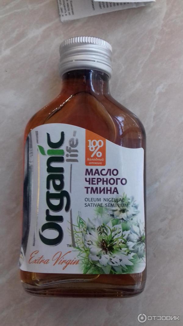 Масло черного тмина Organic life Extra Virgin фото