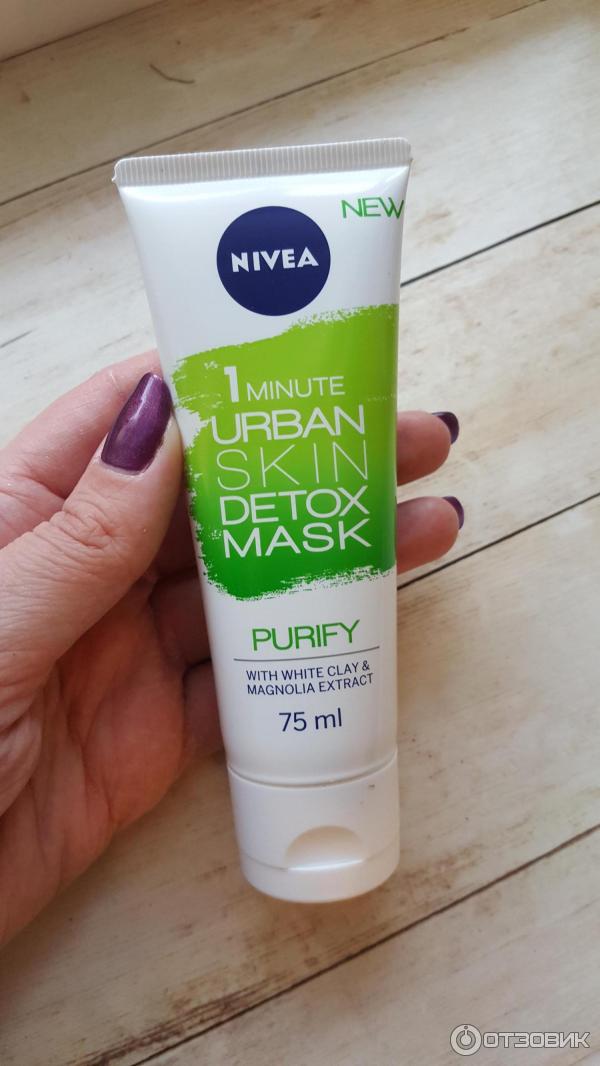 Маска для лица NIVEA 1 minute Urban skin Detox mask фото