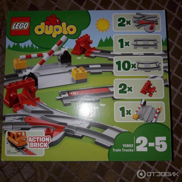 Конструктор Lego Duplo Рельсы 10882 фото