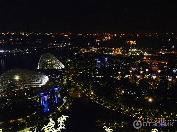 Смотровая площадка отеля Marina Bay Sands Skypark (Сингапур)