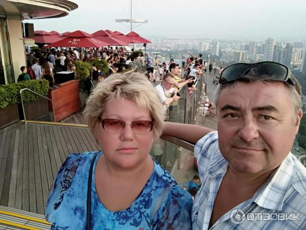 Смотровая площадка отеля Marina Bay Sands Skypark (Сингапур)