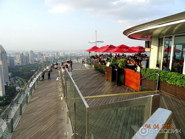 Смотровая площадка отеля Marina Bay Sands Skypark (Сингапур)