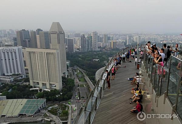 Смотровая площадка отеля Marina Bay Sands Skypark (Сингапур)