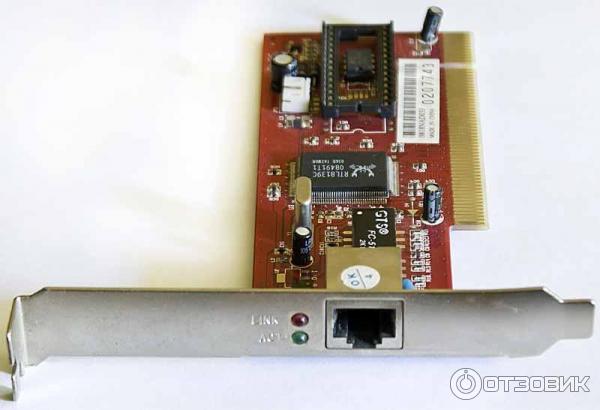 отзыв об сетевой карте Realtek RTL8139C