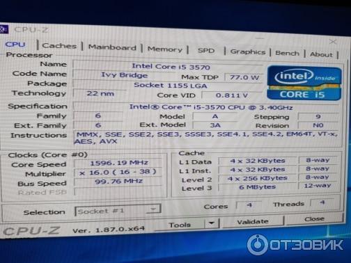 Процессор Intel Core i5-3570 фото