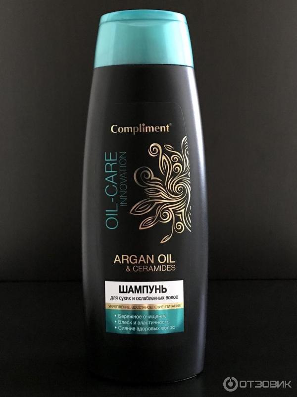 Шампунь для сухих и ослабленных волос Compliment Argan oil & Ceramides фото