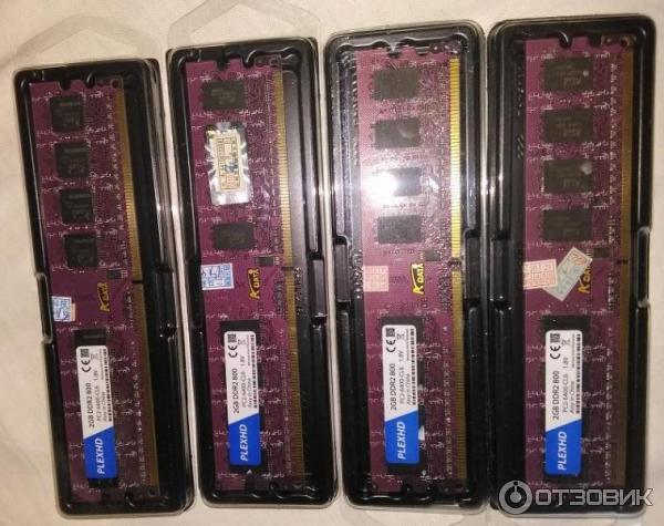 4 модуля памяти 2Gb DDR2 A-Data