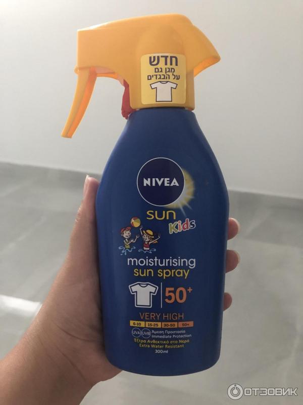 Солнцезащитный спрей для детей Nivea Sun Kids SPF 50 фото