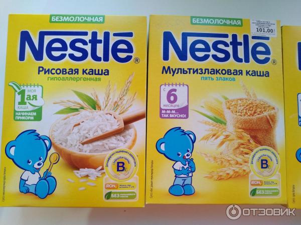 Детские каши Nestle фото