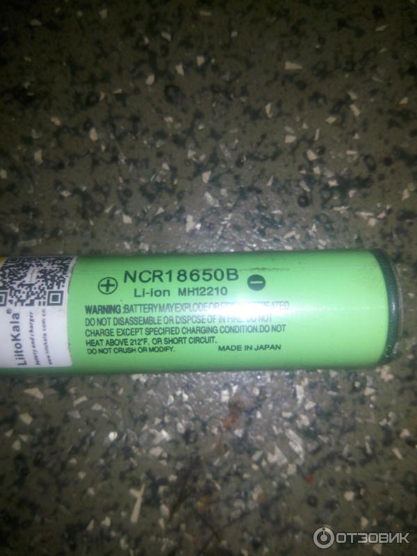 Аккумулятор Panasonic NCR18650B Li-ion 3400mAh фото