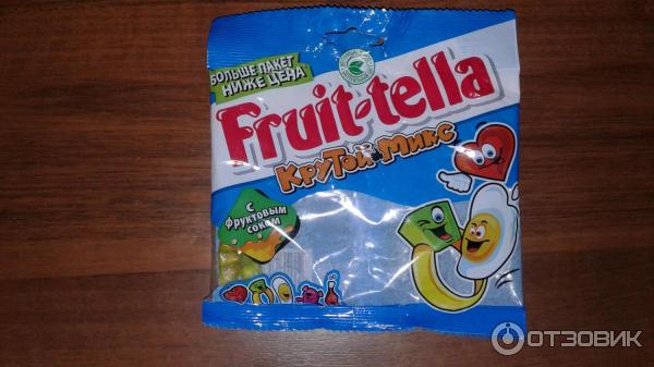 Жевательный мармелад Fruit tella крутой микс с фруктовым соком фото