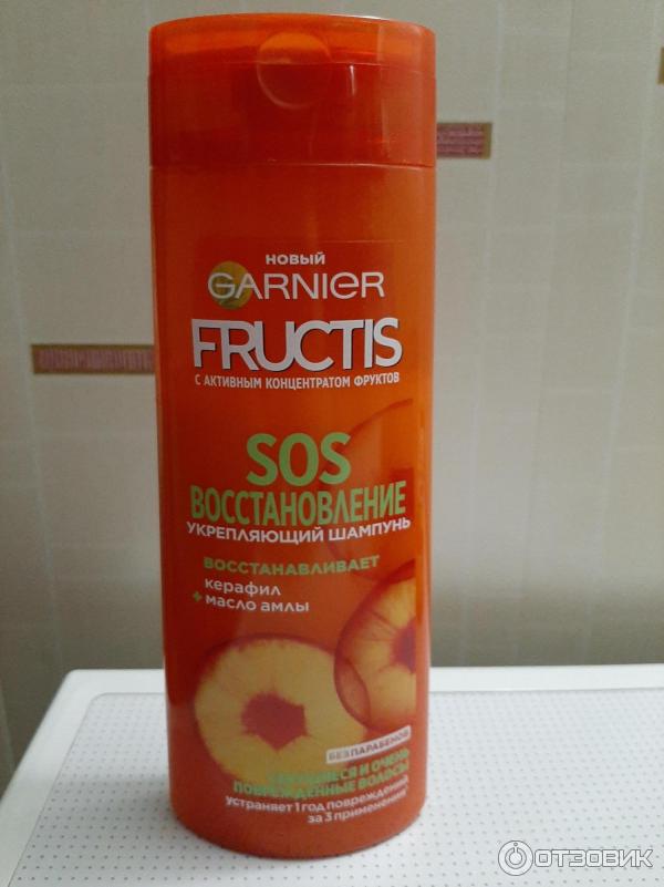 Шампунь Garnier Fructis SOS восстановление фото