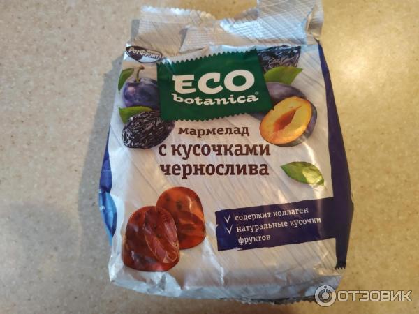 Мармелад Eco Botanica с кусочками чернослива фото