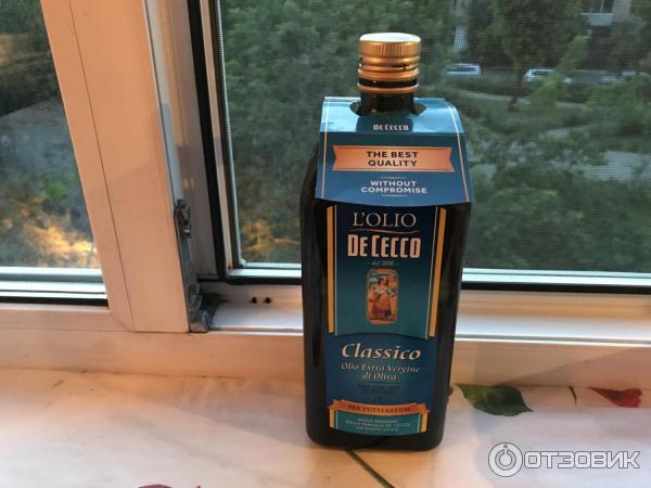 Нерафинированное оливковое масло De Cecco Olio Extra Vergine di oliva Classico фото