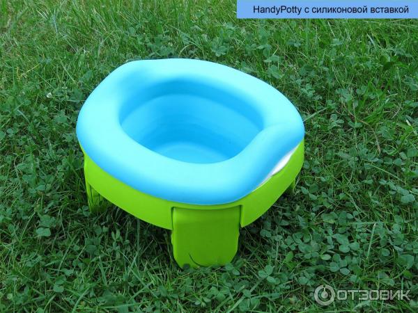 Дорожный горшок Roxy Kids HandyPotty 2-в-1 фото