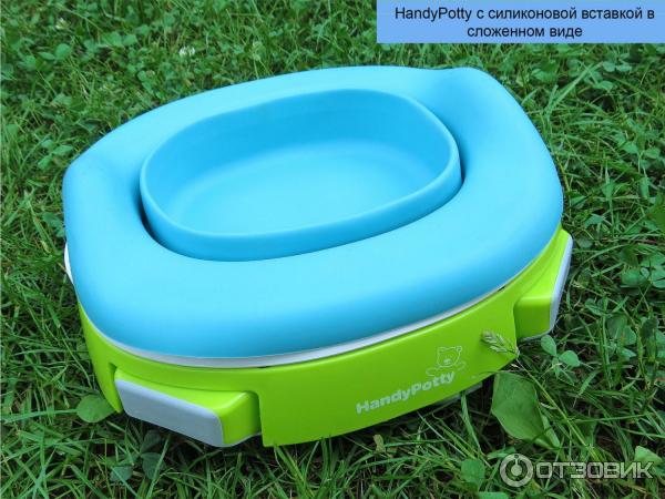 Дорожный горшок Roxy Kids HandyPotty 2-в-1 фото