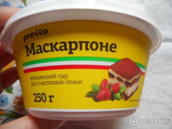 Сыр Pretto Mascarpone фото