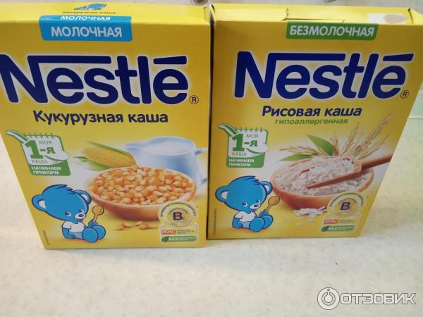 Детские каши Nestle фото