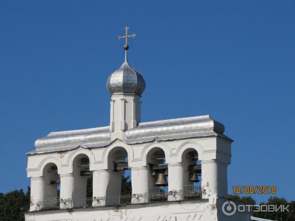 Вид Звонницы с реки Волхов