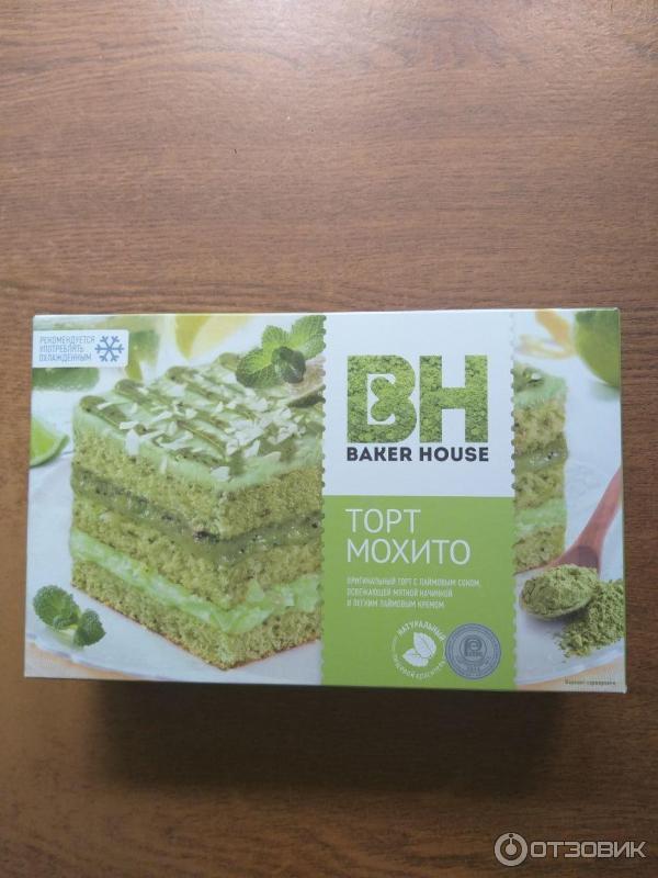 Торт бисквитный Baker House Мохито фото