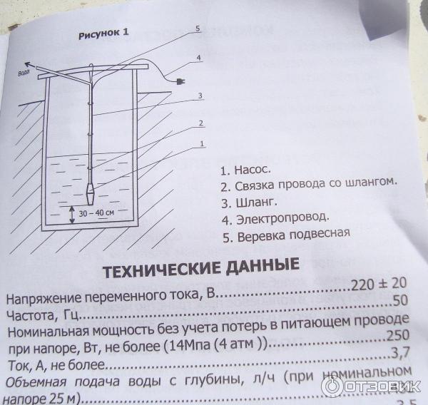 Водяной насос Уральский завод бытовых изделий Родничок фото