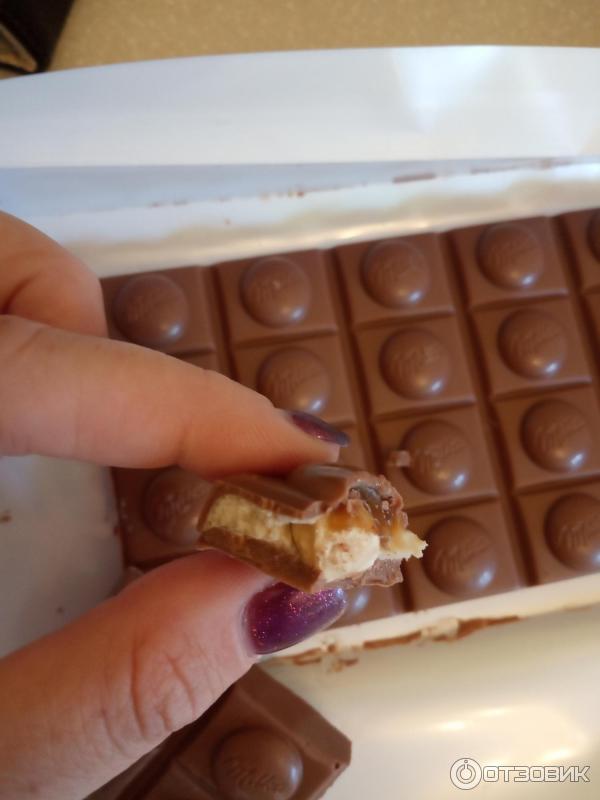 Шоколад Milka Wholenut Caramel фото