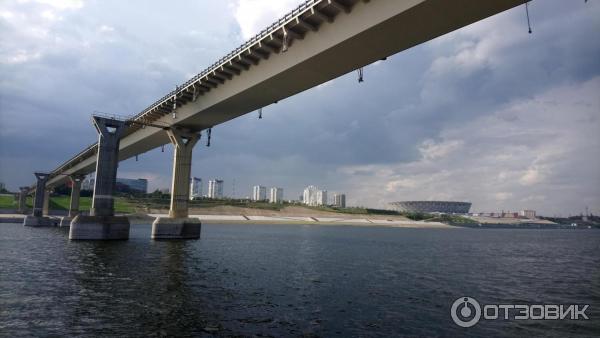 Прогулка на теплоходе по реке Волга (Россия, Волгоград) фото