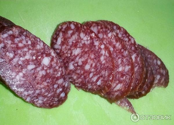 Колбаса сырокопченая Торес Еврейская фото