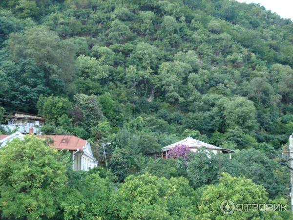 Новый Афон, подъем в сторону гор, сельская местность