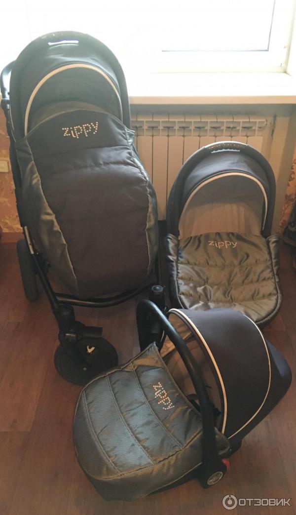 Детская коляска Tutis Zippy Silver Plus 3 в 1 фото