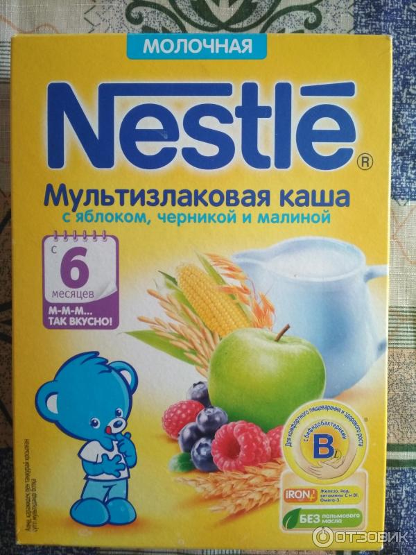 Детские каши Nestle фото