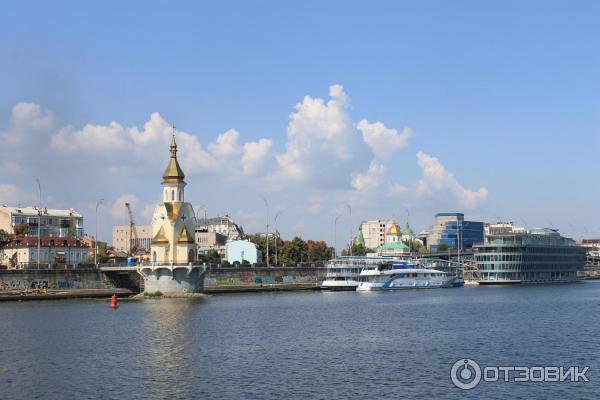 Прогулка на теплоходе по Днепру Оболонь, парк Наталка- Почтовая площадь (Украина, Киев) фото