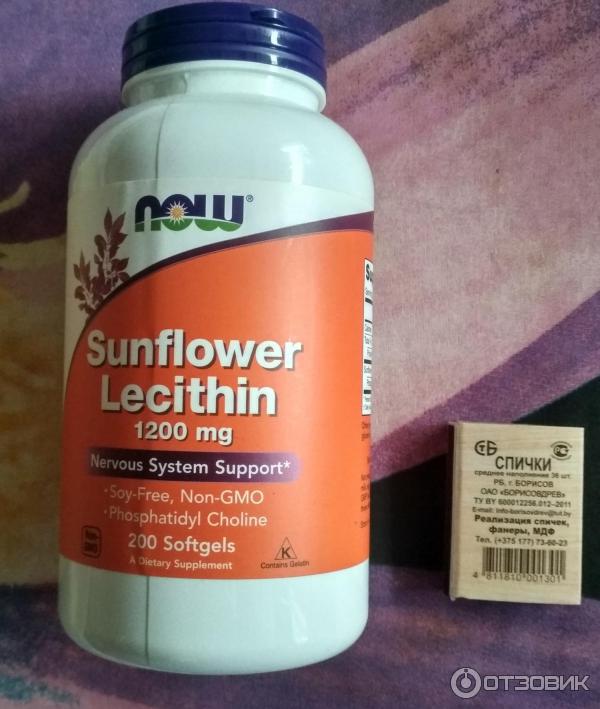 Подсрлнечный лецитин Now Foods