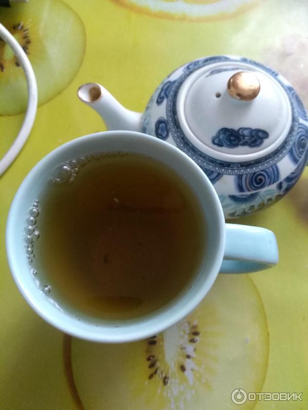 Чай зеленый листовой Jaf Tea клубникой и киви фото