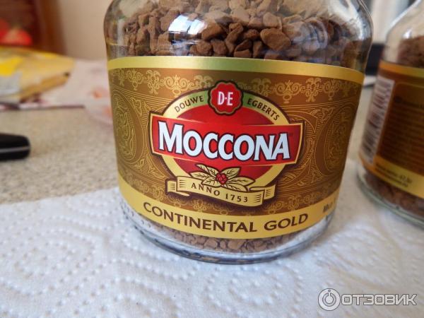 Кофе Moccona Continental Gold растворимый фото