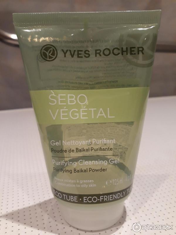 Глубоко очищающий гель для умывания Yves Rocher Sebo Vegetal фото