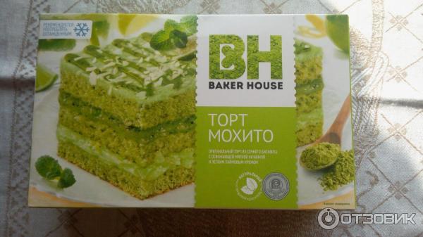 Торт бисквитный Baker House Мохито фото